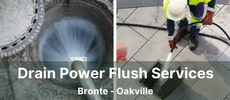  Drain Power Flush Services Bronte - Oakville