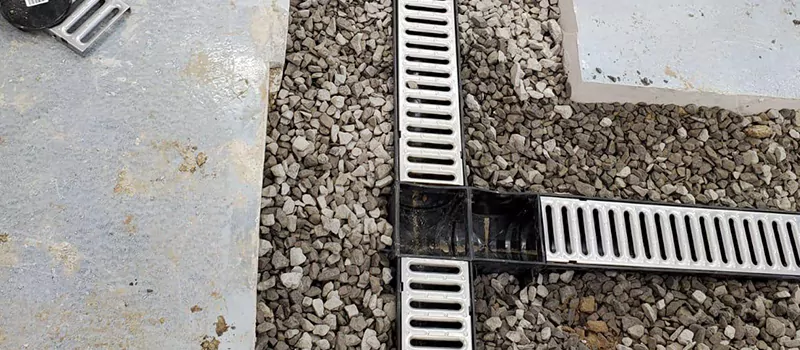 Storm Water Trench Drain Repair in Bronte, Oakville